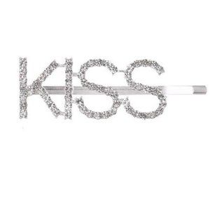 ♡ KISS Rhinestone Hair Clip ♡